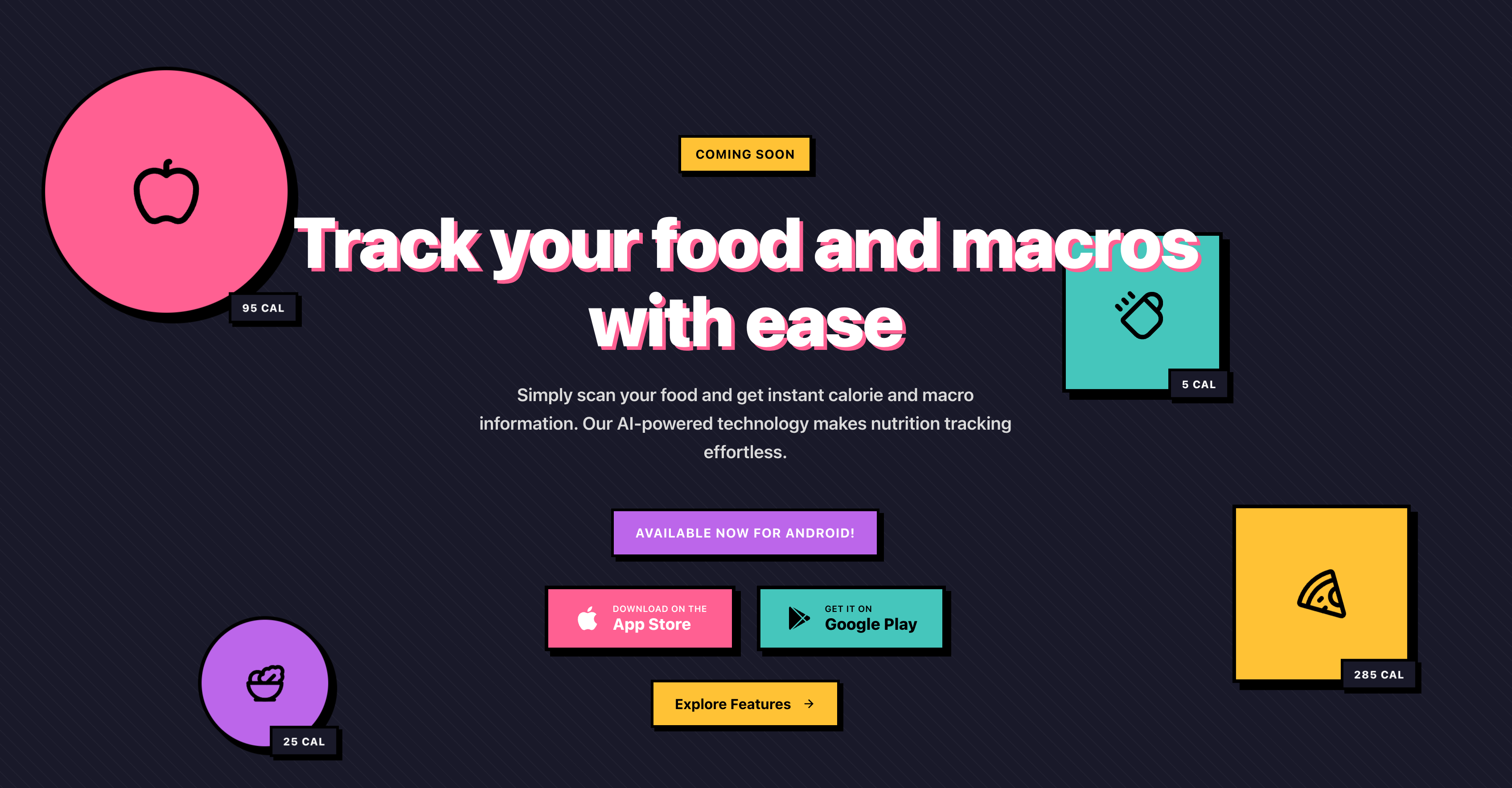Moxxio: Comprehensive Calorie and Macro Tracking